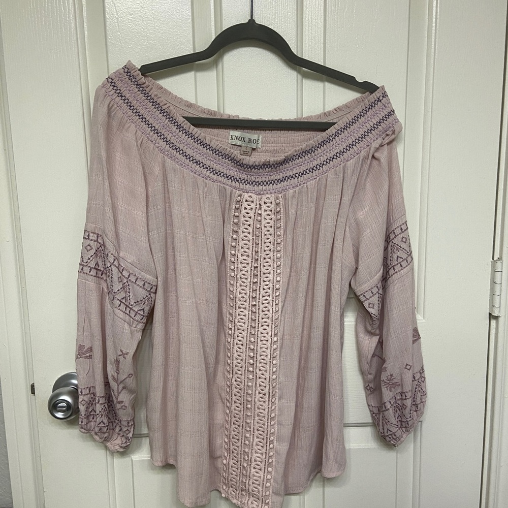 Off the shoulder blouse